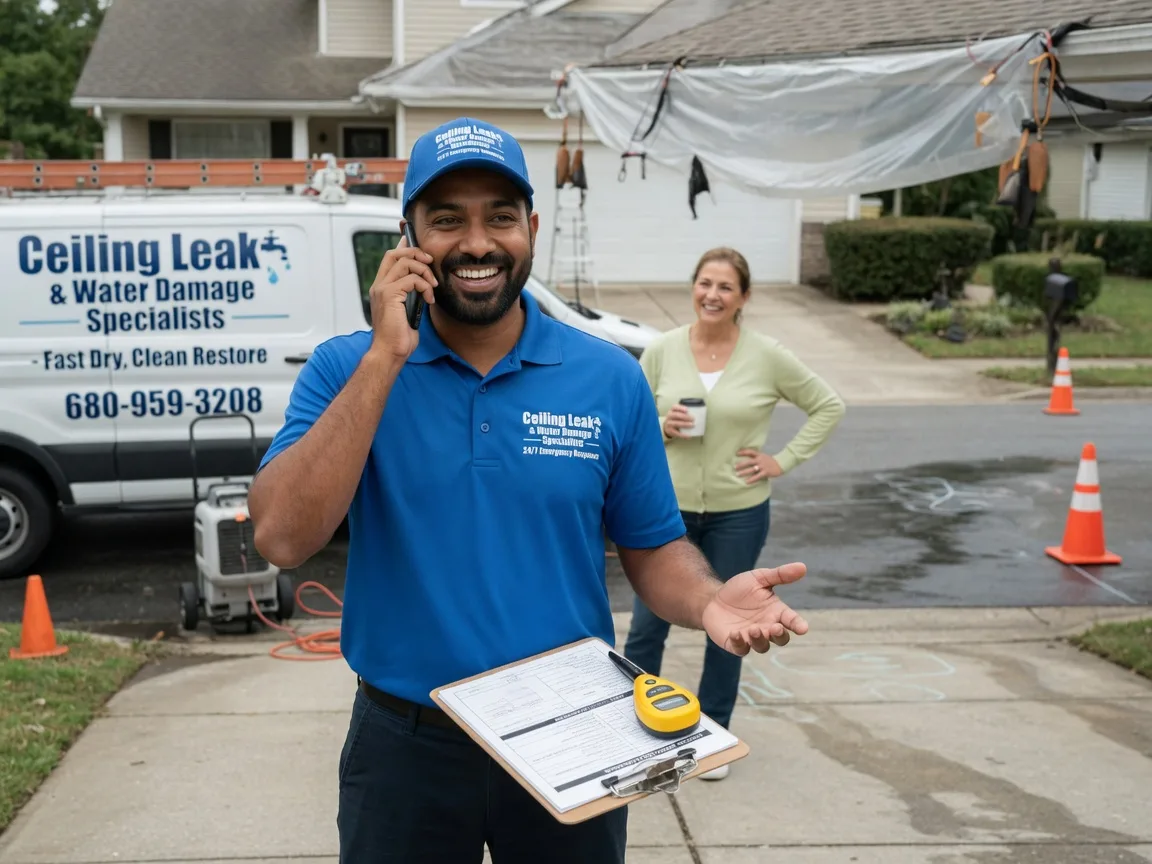 Ceiling Leak Cleanup Oak Harbor, OH FAQs